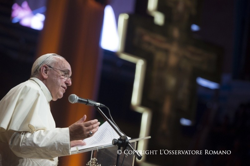 9-Viaggio Apostolico: Incontro con Rappresentanti della Societ&agrave; Civile