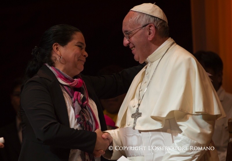 16-Viaggio Apostolico: Incontro con Rappresentanti della Societ&agrave; Civile