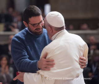 1-Visita Pastoral: Encontro com os participantes do V Congresso da Igreja Italiana em Florença