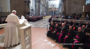 2-Visita Pastorale: Incontro con i rappresentanti del Convegno nazionale della Chiesa Italiana 