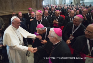 8-Visita Pastorale: Incontro con i rappresentanti del Convegno nazionale della Chiesa Italiana 