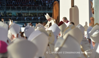1-Visita Pastoral: Santa Missa no Est&#xe1;dio Municipal Artemio Franchi em Florença 