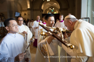 0-Sri Lanka - Filipinas: Santa Misa con obispos, sacerdotes, religiosas y religiosos en la