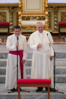 2-Sri Lanka - Filippine: Incontro con Sacerdoti, Religiose, Religiosi, Seminaristi e famiglie dei superstiti 