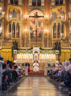 1-Visita pastoral: Encuentro con los enfermos y discapacitados