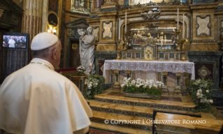 1-Visita Pastoral: Encontro com os Salesianos e as Filhas de Maria Auxiliadora