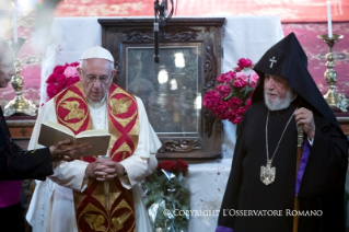0-Viaggio Apostolico in Armenia: Visita alla Cattedrale Armeno Apostolica delle Sette Piaghe a Gyumri