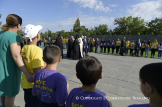 16-Apostolische Reise nach Armenien: Besuch des Denkmalkomplexes Zizernakaberd 