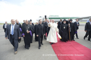 13-Apostolische Reise nach Armenien: Besuch des Denkmalkomplexes Zizernakaberd 