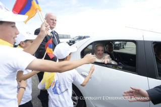 14-Apostolische Reise nach Armenien: Besuch des Denkmalkomplexes Zizernakaberd 