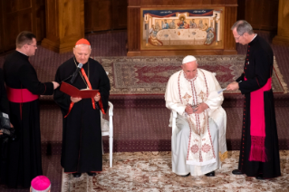 9-Viaggio Apostolico in Georgia e Azerbaijan: Incontro con la Comunit&#xe0; Assiro-Caldea nella chiesa cattolica caldea di S. Simone Bar Sabbae