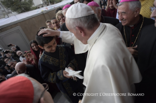 7-Viaggio Apostolico in Georgia e Azerbaijan: Incontro con la Comunit&#xe0; Assiro-Caldea nella chiesa cattolica caldea di S. Simone Bar Sabbae