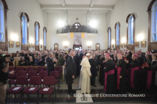 5-Viaggio Apostolico in Georgia e Azerbaijan: Incontro con la Comunit&#xe0; Assiro-Caldea nella chiesa cattolica caldea di S. Simone Bar Sabbae