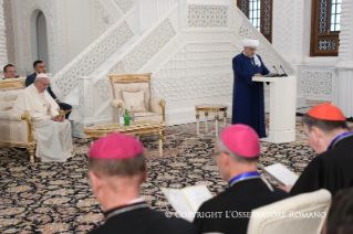 4-Apostolic Journey to Georgia and Azerbaijan: Interreligious meeting with the Sheikh and with the Representatives of the different Religious Communities of the country