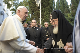 2-Viaje apost&#xf3;lico a Georgia y Azerbaiy&#xe1;n: Encuentro con Su Santidad y Beatitud Elías II, Catholic&#xf3;s y Patriarca de toda Georgia