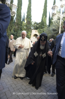 1-Apostolische Reise nach Georgien und Aserbaidschan: Begegnung mit Seiner Seligkeit Ilia II., Katholikos-Patriarch von ganz Georgien