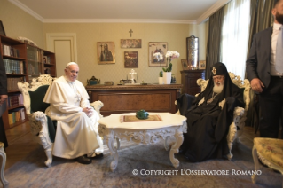 3-Apostolische Reise nach Georgien und Aserbaidschan: Begegnung mit Seiner Seligkeit Ilia II., Katholikos-Patriarch von ganz Georgien