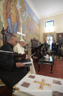 0-Apostolische Reise nach Georgien und Aserbaidschan: Begegnung mit Seiner Seligkeit Ilia II., Katholikos-Patriarch von ganz Georgien
