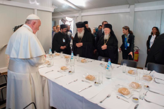 8-Visita del Santo Padre Francisco a Lesbos (Grecia)