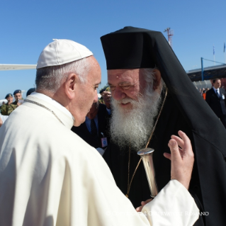3-Visita del Santo Padre Francesco a Lesvos (Grecia)