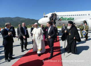 4-Visita del Santo Padre Francesco a Lesvos (Grecia)