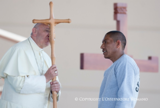 8-Apostolic Journey to Mexico: Visit to the penitentiary (CeReSo n. 3) of Ciudad Ju&#xe1;rez