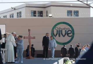 13-Viaje apostólico: Visita al Centro de Readaptación Social número 3 de Ciudad Juárez