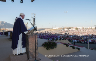 5-Viaggio Apostolico: Santa Messa nell’Area fieristica di Ciudad Juárez