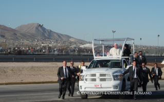 7-Viaggio Apostolico: Santa Messa nell’Area fieristica di Ciudad Juárez