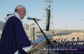9-Viaggio Apostolico: Santa Messa nell’Area fieristica di Ciudad Juárez
