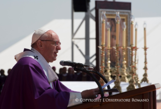 0-Apostolic Journey: Holy Mass in the area of the Study Centre of Ecatepec 