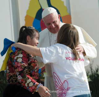 7-Apostolic Journey to Mexico: Meeting with young people in the &#x201c;Jos&#xe9; Mar&#xed;a Morelos y Pav&#xf3;n&#x201d; stadium