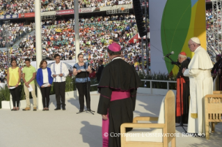 20-Apostolic Journey to Mexico: Meeting with young people in the &#x201c;Jos&#xe9; Mar&#xed;a Morelos y Pav&#xf3;n&#x201d; stadium