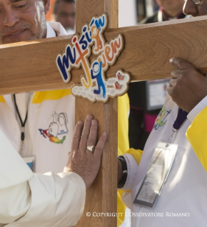 22-Apostolic Journey to Mexico: Meeting with young people in the &#x201c;Jos&#xe9; Mar&#xed;a Morelos y Pav&#xf3;n&#x201d; stadium