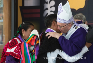 7-Viaggio Apostolico: Santa Messa con le comunità indigene del Chiapas 