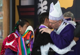 7-Apostolic Journey to Mexico: Holy Mass with representatives of the indigenous communities of Chiapas