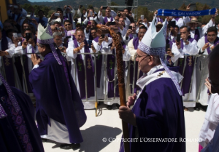 14-Apostolische Reise nach Mexiko: Eucharistiefeier mit den indigenen Gemeinden von Chiapas