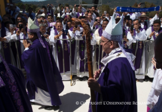 14-Apostolic Journey to Mexico: Holy Mass with representatives of the indigenous communities of Chiapas