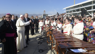 15-Apostolic Journey to Mexico: Holy Mass with representatives of the indigenous communities of Chiapas