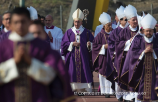 8-Apostolic Journey to Mexico: Holy Mass with priests, men and women religious, consecrated people and seminarians