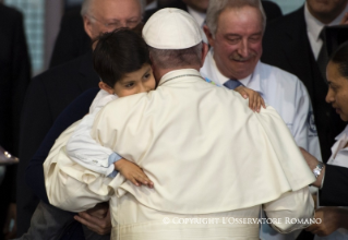 4-Apostolic Journey to Mexico: Visit to the &#x201c;Federico G&#xf3;mez&#x201d; children's hospital