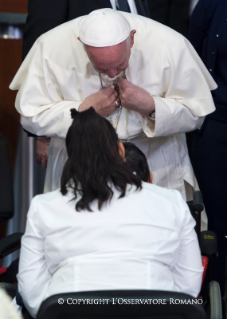 5-Apostolic Journey to Mexico: Visit to the &#x201c;Federico G&#xf3;mez&#x201d; children's hospital