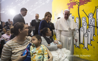 14-Apostolische Reise nach Mexiko: Besuch im Kinderkrankenhaus Federico Gómez