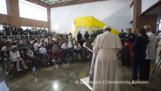 17-Apostolische Reise nach Mexiko: Besuch im Kinderkrankenhaus Federico Gómez