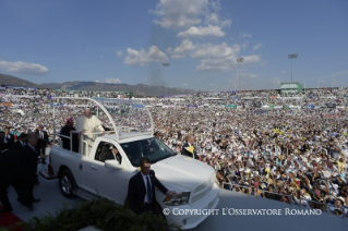 13-Apostolic Journey to Mexico: Meeting with families in the &#x201c;V&#xed;ctor Manuel Reyna&#x201d; stadium