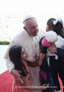 15-Apostolic Journey to Mexico: Meeting with families in the &#x201c;V&#xed;ctor Manuel Reyna&#x201d; stadium