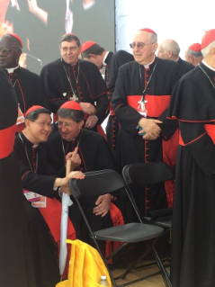 11-Viaje apostólico a Polonia: Ceremonia de acogida de los jóvenes en el parque Jordan de B&#x142;onia