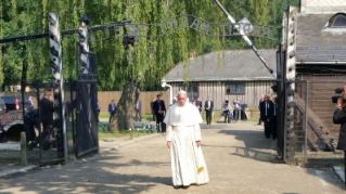10-Viaje apostólico a Polonia: Visita a Auschwitz
