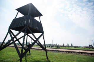 13-Voyage apostolique en Pologne : Visite au Camp de Birkenau