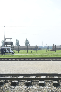 0-Apostolic Journey to Poland: Visit to Birkenau Concentration Camp